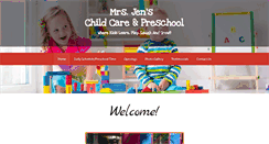 Desktop Screenshot of jensfamilychildcare.com